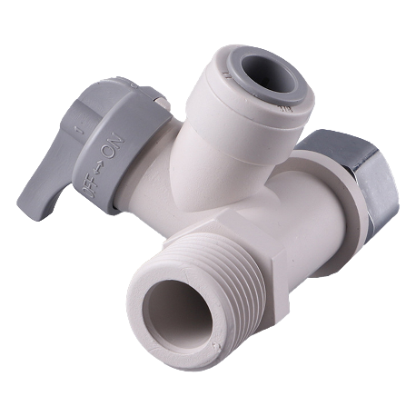 Van chia nhựa · Đầu inox 10mm